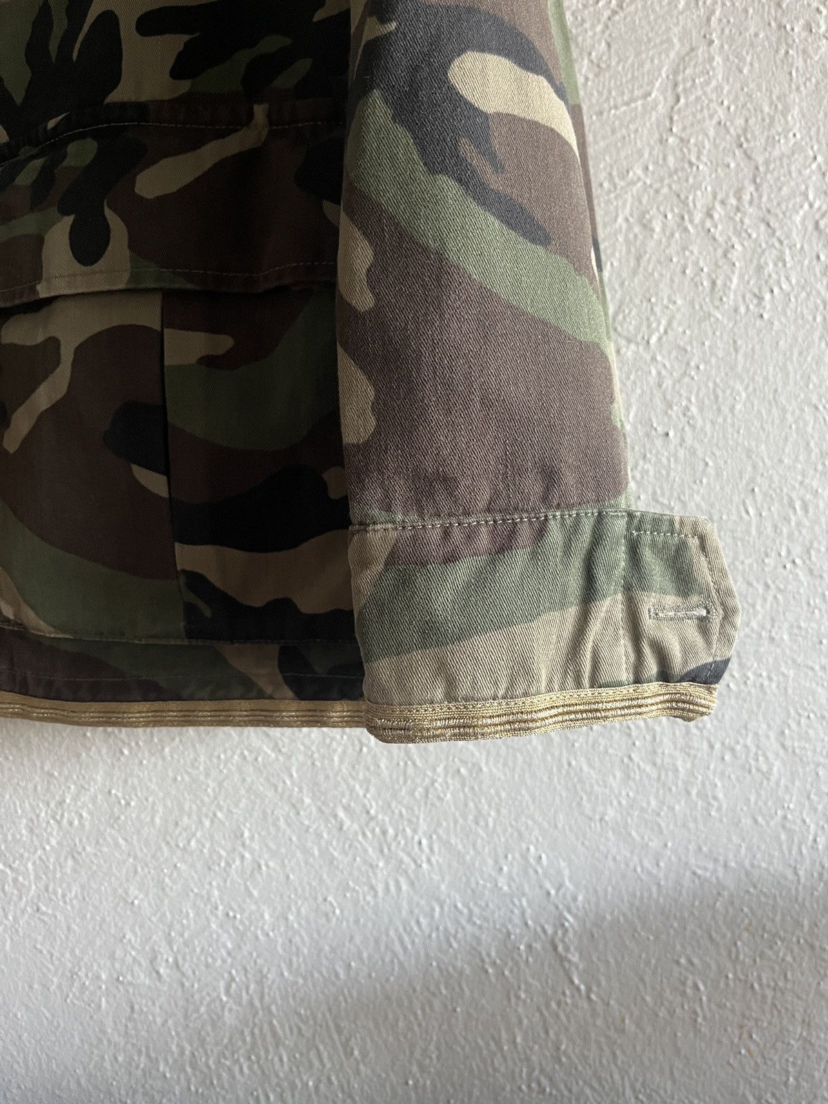 Hedi Slimane × Saint Laurent Paris Saint Laurent Paris M65 Jacket Camouflage Army Military Gold Size US M / EU 48-50 / 2 - 6 Thumbnail