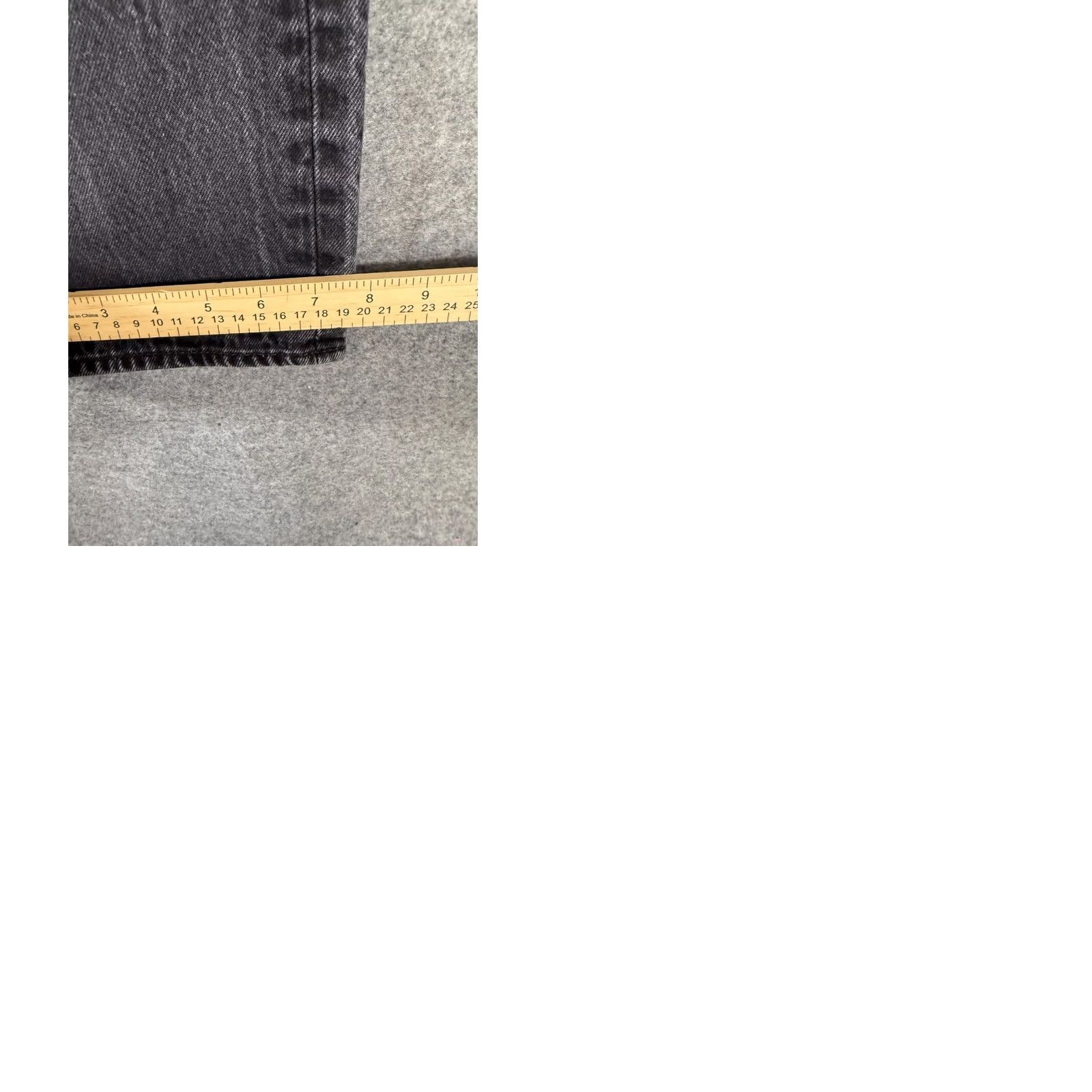 Levi's VINTAGE Levi’s 501 Button Fly Jeans Mens 34x30 Black Denim Faded Weathered Straight Leg City, Streetwear Mens Size US 34 / EU 50 - 10 Thumbnail