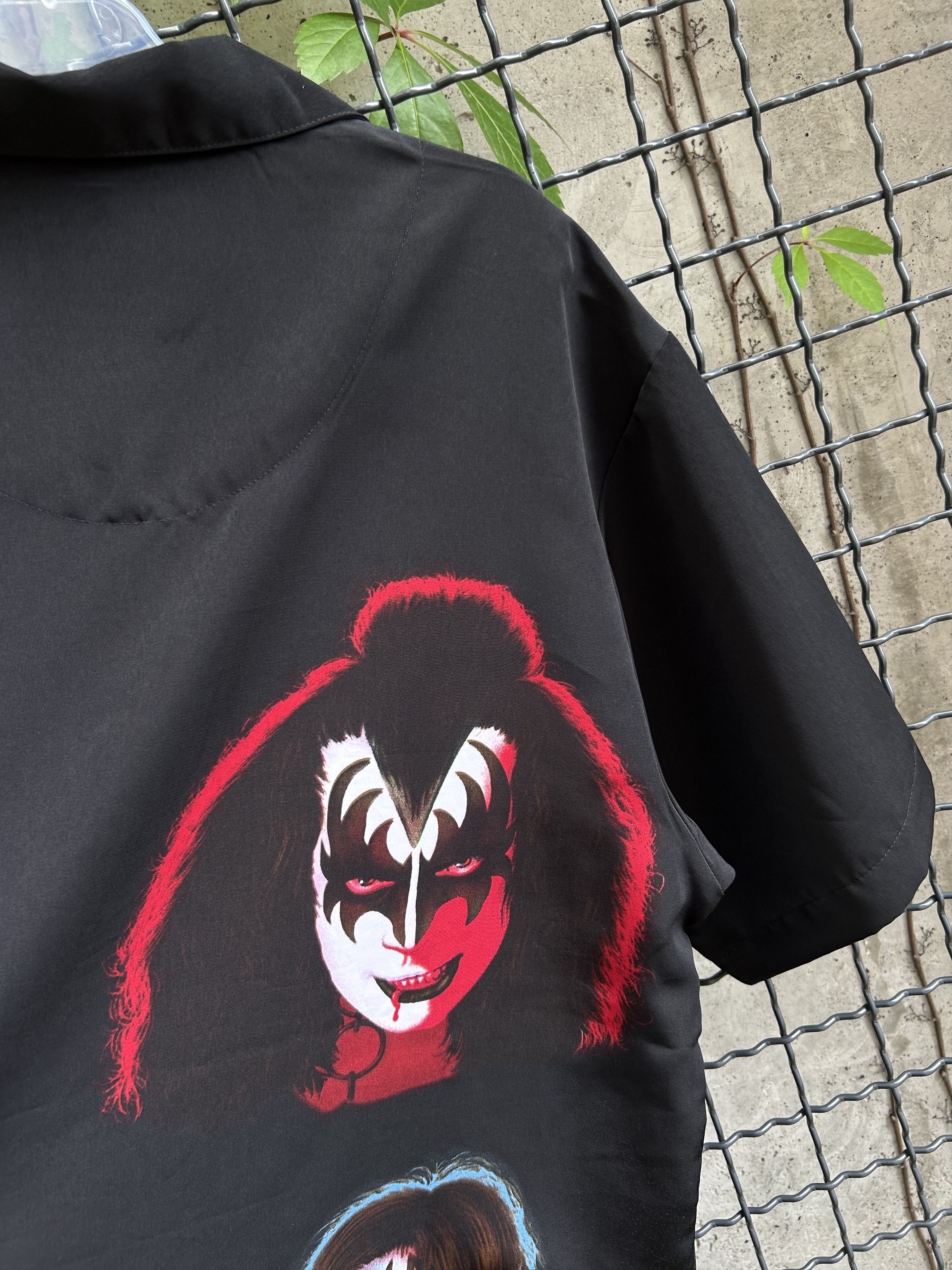 Band Tees Vintage 2001 Kiss Rock Band Button Up Shirt Size US L / EU 52-54 / 3 - 13 Thumbnail