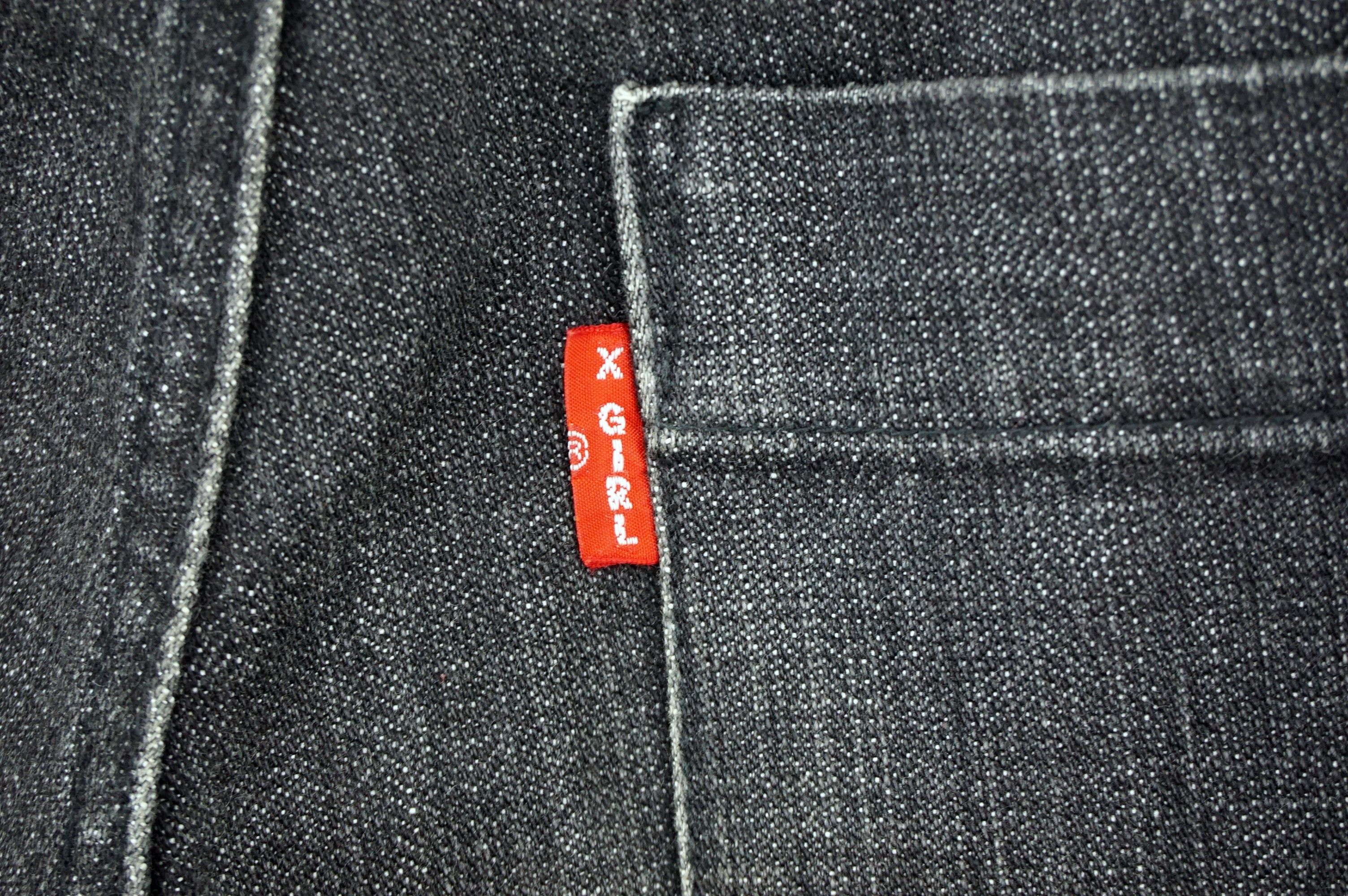 Japanese Brand X-Girl Jeans fits W29xL30 Multi Zipper Bondage Slim Denim Size 25" / US 0 / IT 36 - 9 Thumbnail