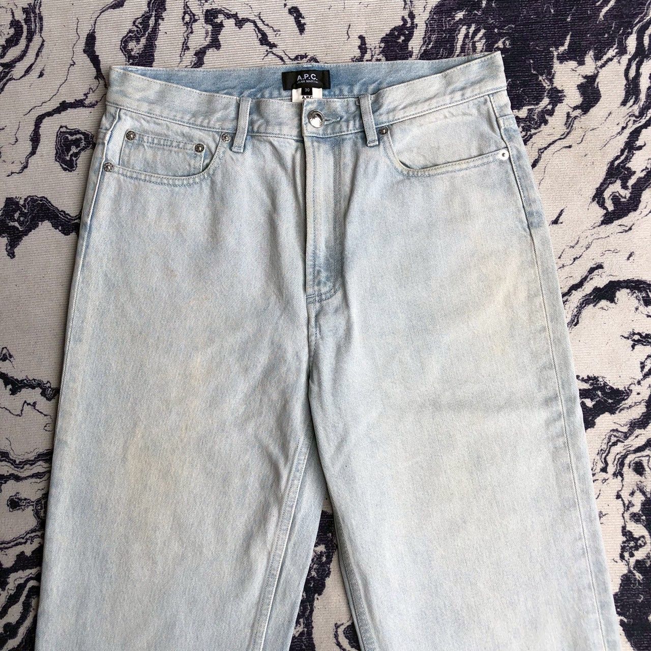 A.P.C. A.P.C. Jean Martin Light Wash Denim Jeans Size 30" / US 8 / IT 44 - 2 Thumbnail