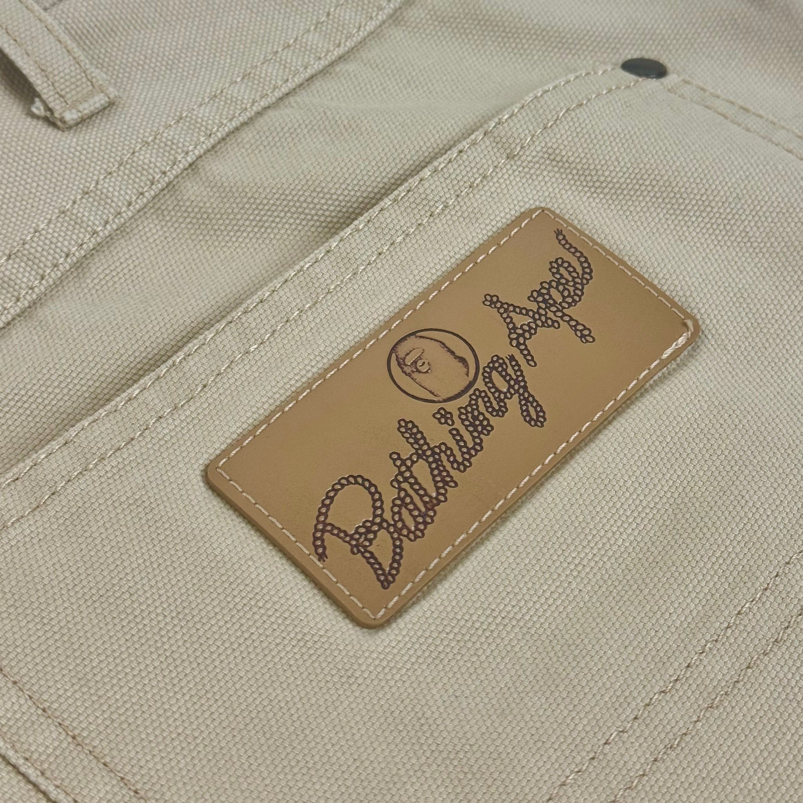 Bape 1990s bape fedex canvas work pants wrangler patch Size US 34 / EU 50 - 3 Thumbnail