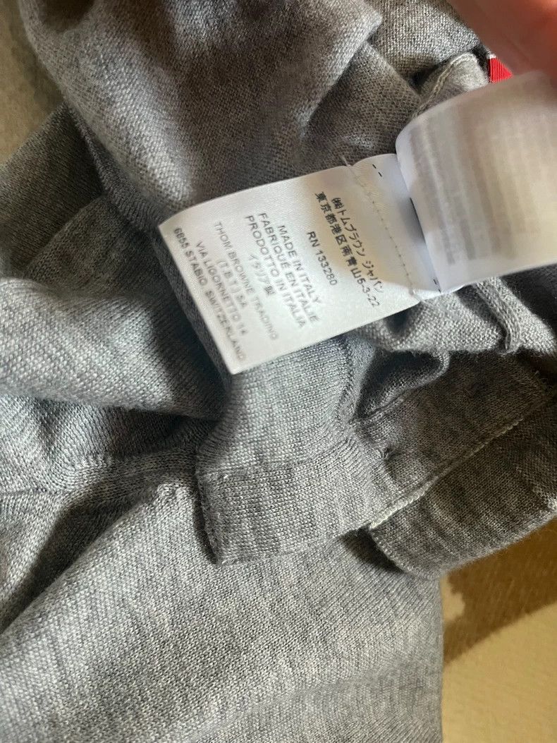 Thom Browne Thom browne Size 4 Classic wool cardigan jacket 2504-Nexta Size XL / US 12-14 / IT 48-50 - 7 Thumbnail