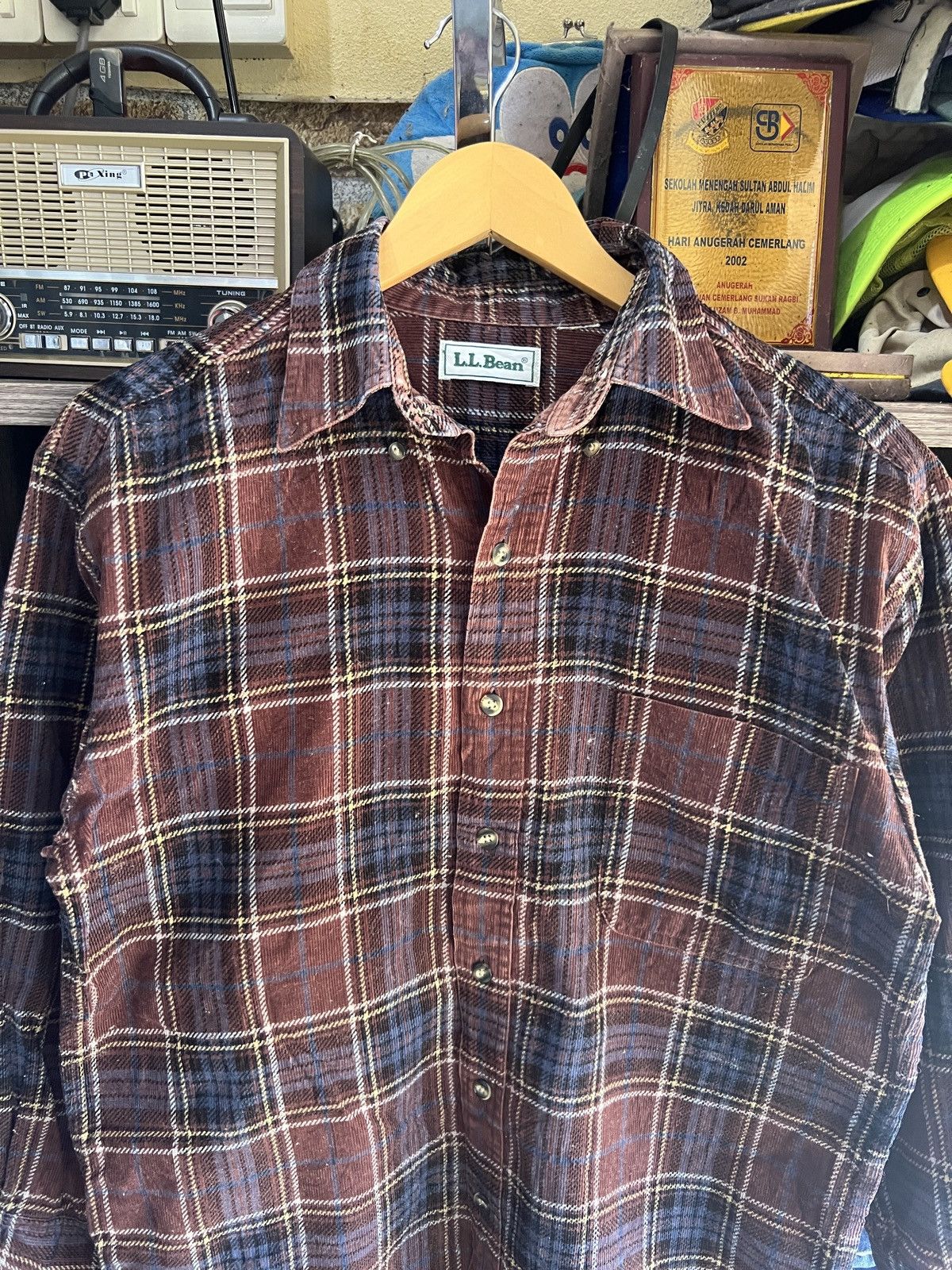 L.L. Bean 🔥Vintage LL Bean Corduroy Flannel Size US S / EU 44-46 / 1 - 4 Thumbnail