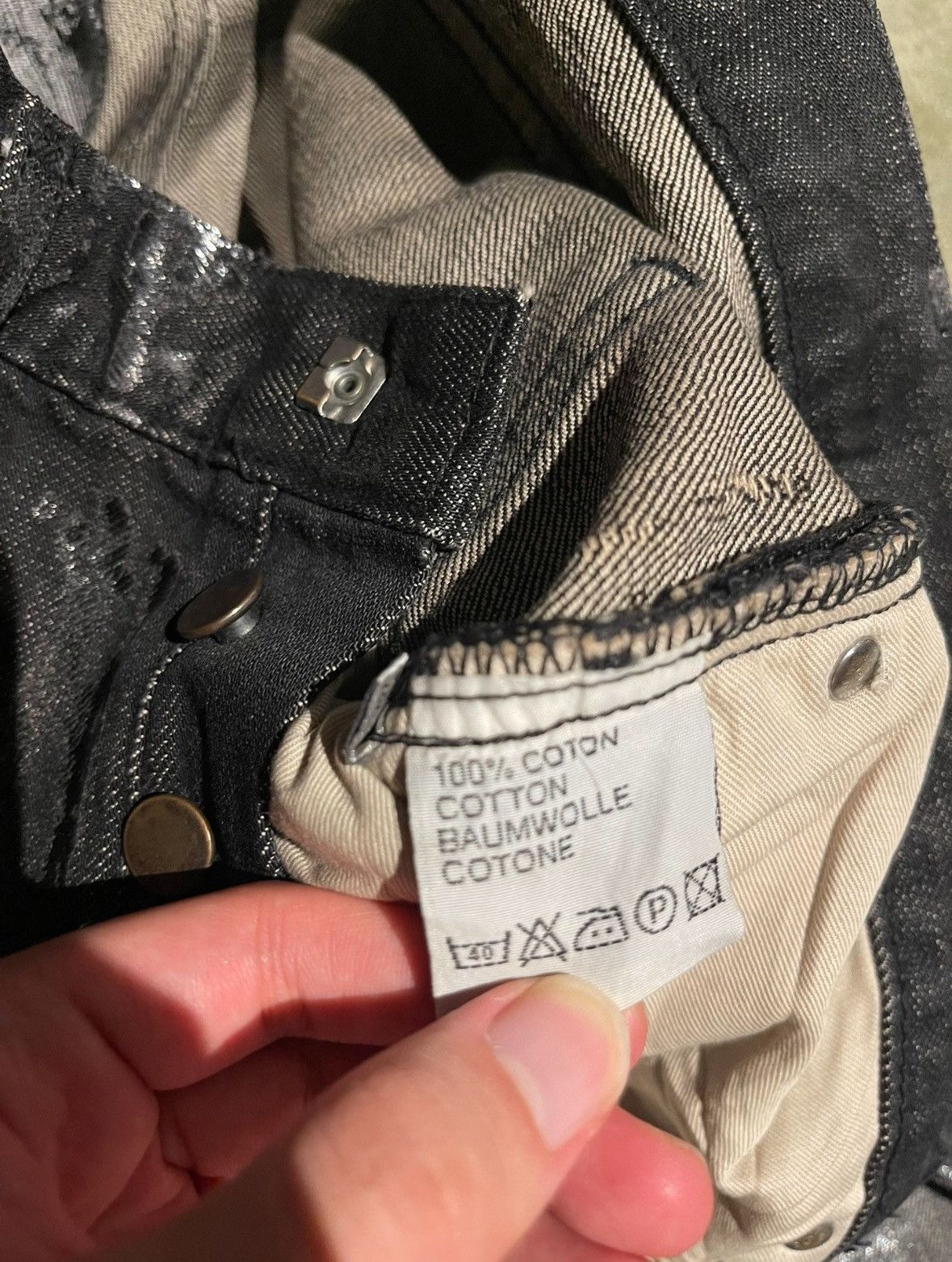Dior Dior aw03 hedi slimane denim jeans Size US 29 - 6 Thumbnail