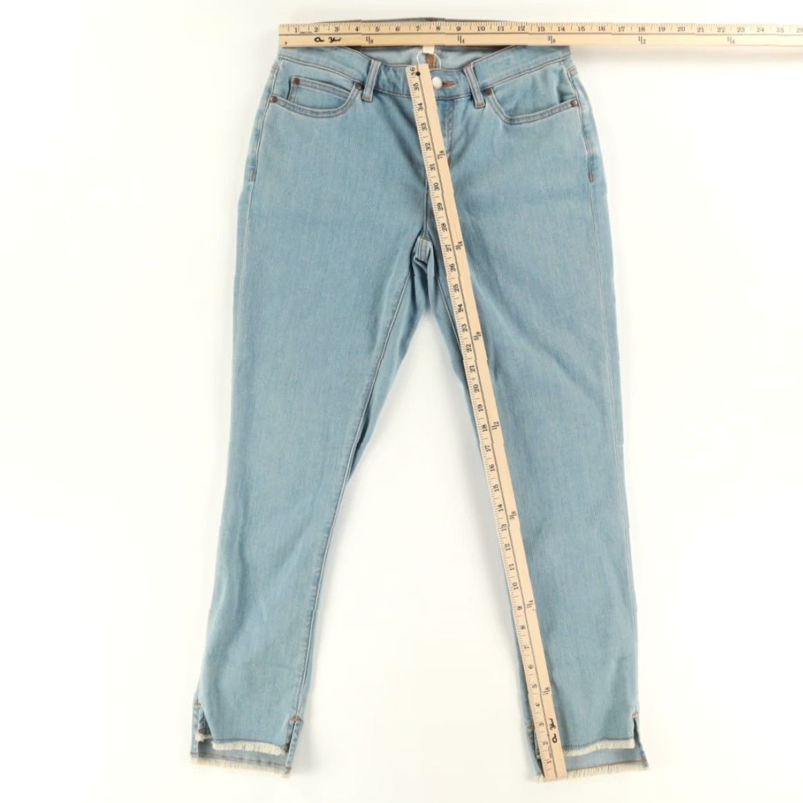 Eileen Fisher Eileen Fisher Jeans Slim Ankle Cotton Blend Denim Blue Women's 4 Slim fit Jeans Pants 28 Inseam 27in Size 27" / US 4 / IT 40 - 3 Thumbnail