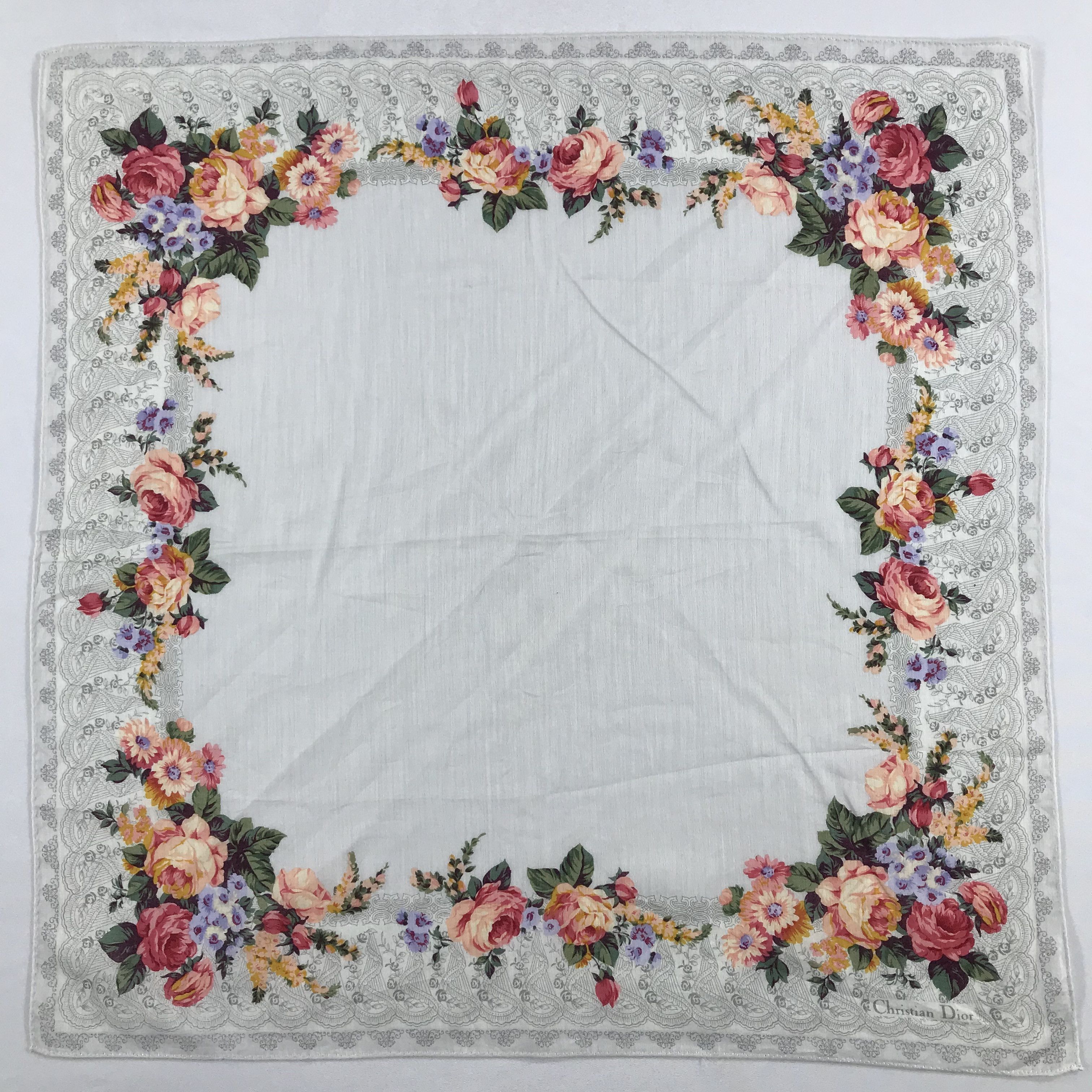 Vintage Christian Dior Bandana / Handkerchief / Neckerchief - S1972 Size ONE SIZE - 1 Thumbnail