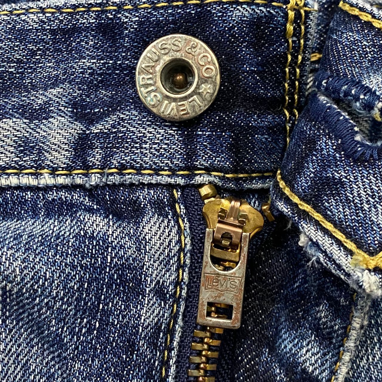 Levi's 💥Vintage Levis 503 Patchwork Denim Kurt Cobain Style Size US 36 / EU 52 - 14 Thumbnail