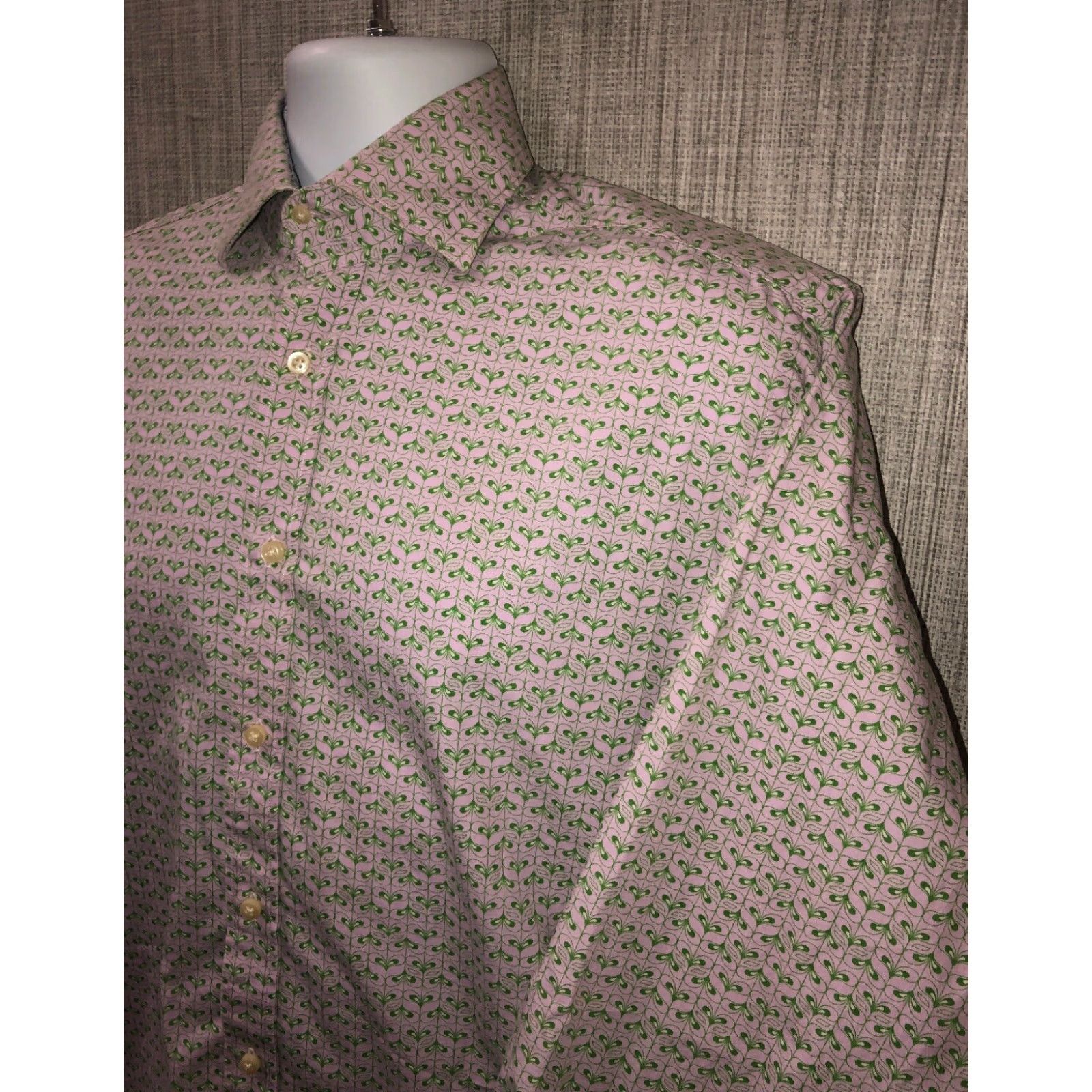 Vintage Thomas Dean Mens Long Sleeve Button Front Shirt M Regular Cotton Button-Up Shirt Size US M / EU 48-50 / 2 - 2 Thumbnail