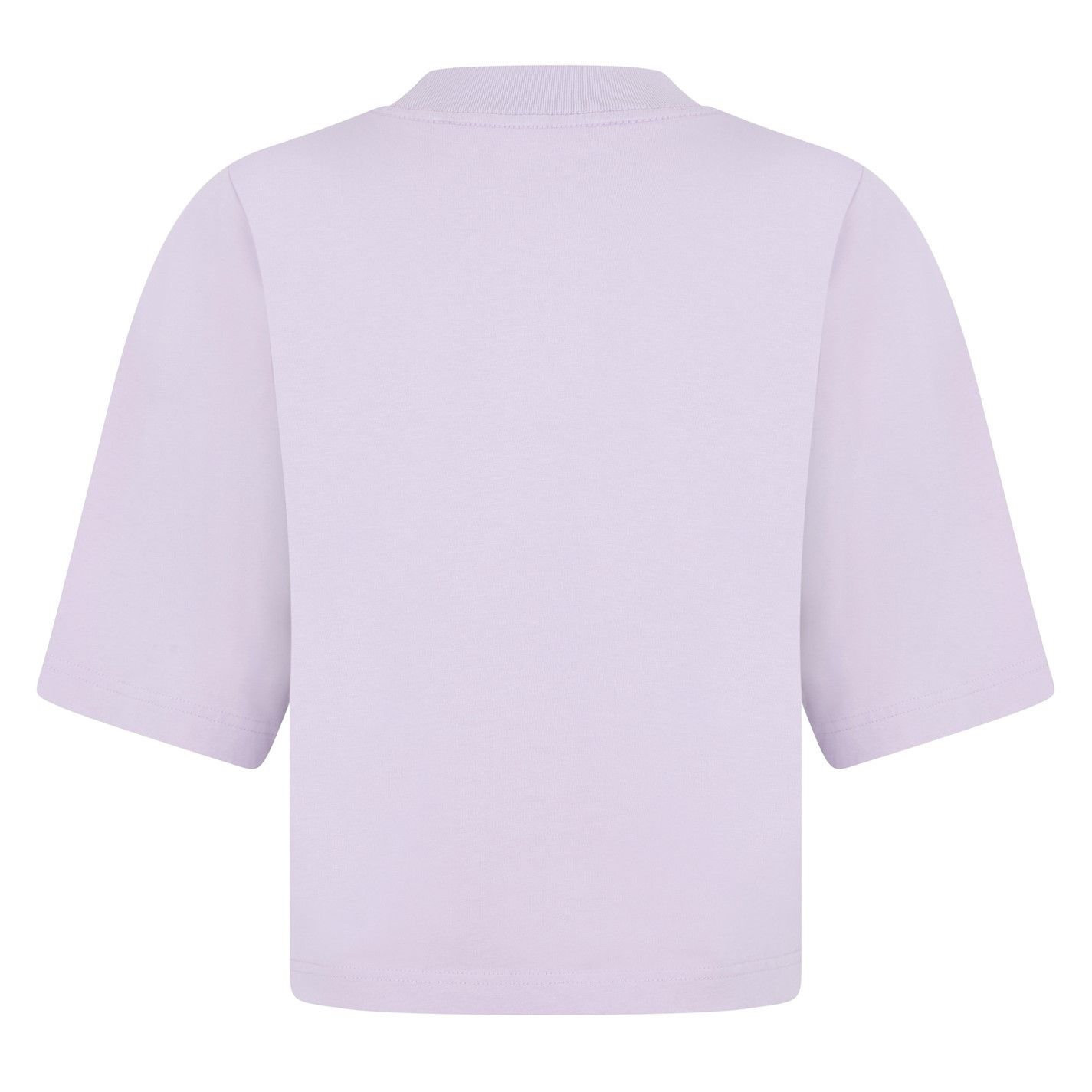Palm Angels o1g2r1mq0325 Cropped Logo T-Shirt in Lilac Size XS / US 0-2 / IT 36-38 - 2 Thumbnail