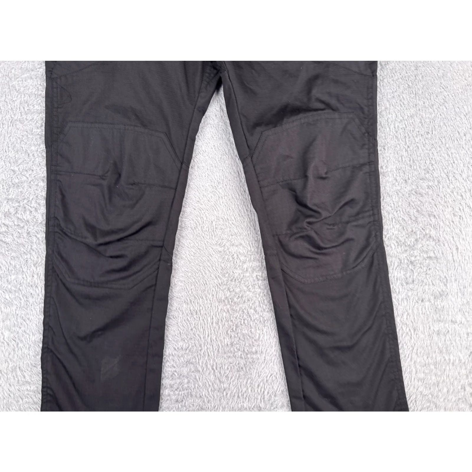 Vintage Tactical Pants Men Black 32x29 Cargo Pocket 5-Pocket Cotton Polyester Blend Stretch Comfort Regular United Uniform Pants Men Size US 32 / EU 48 - 3 Thumbnail