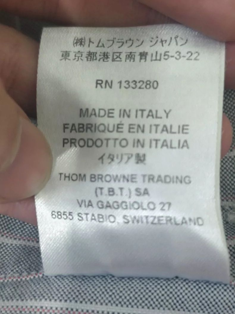 Thom Browne Thom Browne an Oxford shirt Size US L / EU 52-54 / 3 - 6 Thumbnail