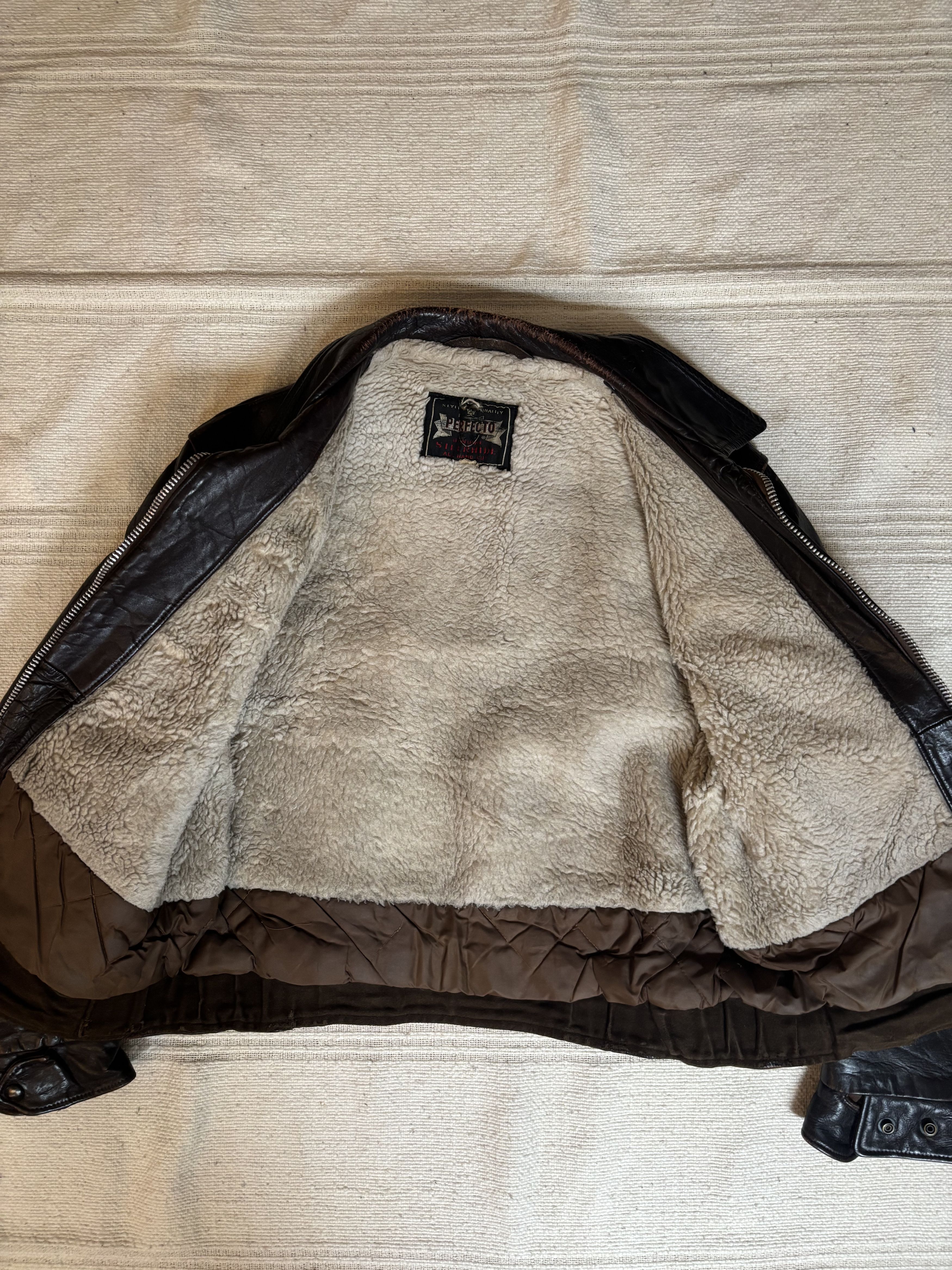Schott PERFECTO BRAND ORIGINAL LATE 50's-mid 1960's Size US M / EU 48-50 / 2 - 6 Thumbnail