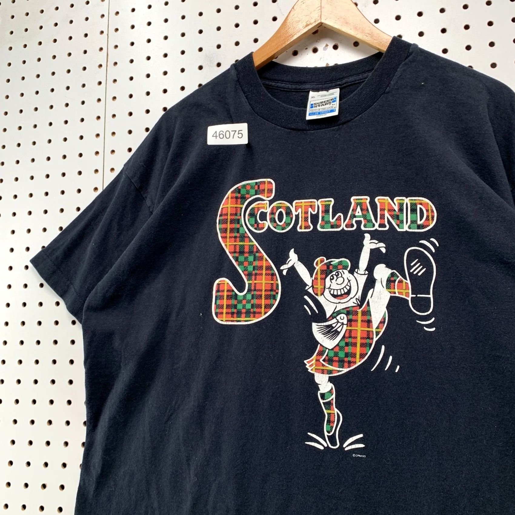 Vintage VINTAGE Scotland Piper Shirt Mens XL Black Single Stitch Bagpipe Made USA Size US XL / EU 56 / 4 - 7 Thumbnail