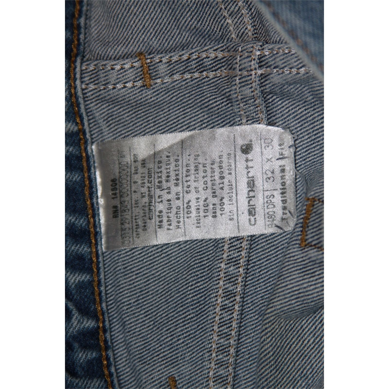 Carhartt Vintage Carhartt Blue Jeans – 32x30 Workwear Fit Faded Worn Size US 32 / EU 48 - 5 Thumbnail