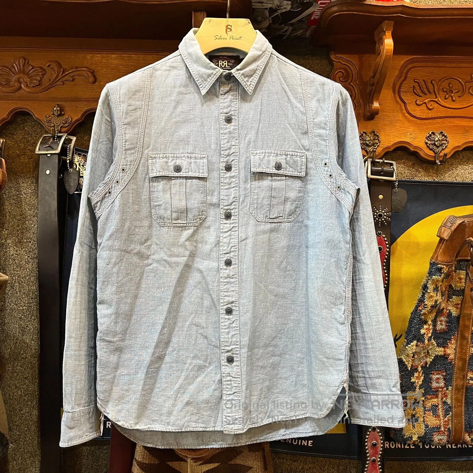 RRL Ralph Lauren RRL Denim Shirt by Ralph Lauren. Size US M / EU 48-50 / 2 - 1 Thumbnail