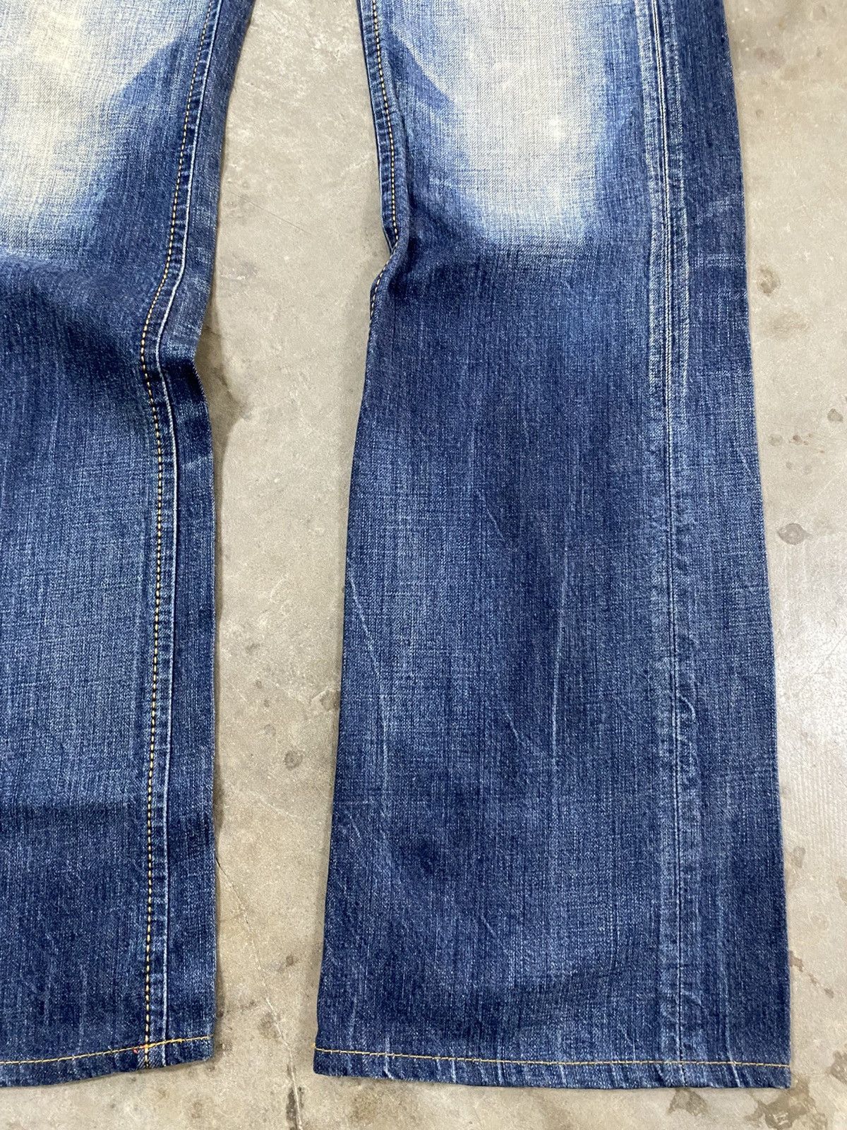 Tornado Mart Flare Jeans Japanese Edwin BTL515 Low Rise @302 Size US 28 / EU 44 - 11 Thumbnail