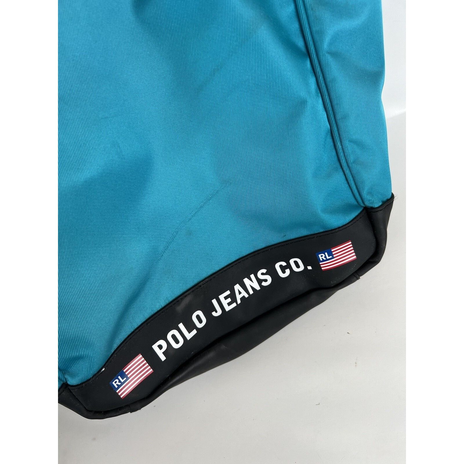 Polo Ralph Lauren Vintage Polo Jeans Co Ralph Lauren Tote Bag 90s Teal Light Size ONE SIZE - 7 Thumbnail