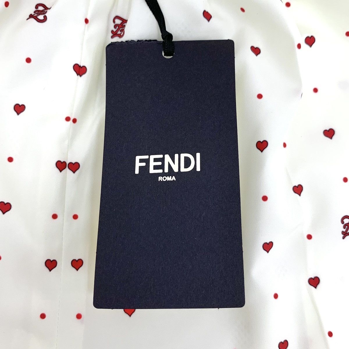 Fendi Fendi Beige All-over Heart Printed Casual Shorts K26WX Size 28" / US 6 / IT 42 - 6 Thumbnail