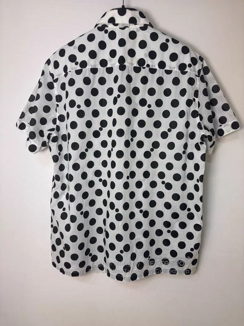 Saint Laurent Paris Saint Laurent Paris Size 39 Black and White Short Sleeve S Size US S / EU 44-46 / 1 - 2 Thumbnail