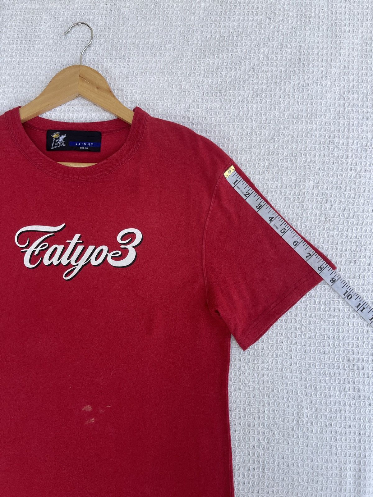 Fat Tokyo Rare🔥Vintage 02’ y2k Fatyo3 Spellout Logo T-Shirt Size US L / EU 52-54 / 3 - 11 Thumbnail