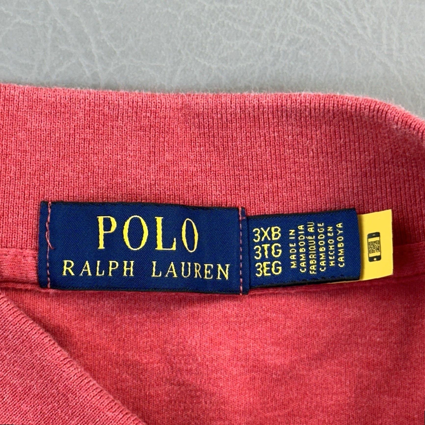 Polo Ralph Lauren Polo Ralph Lauren Shirt Mens Big & Tall 3XB Classic Fit Short Sleeve Preppy Red Cotton Knit Logo Deer Outdoor 90s? Size US XXL / EU 58 / 5 - 4 Thumbnail