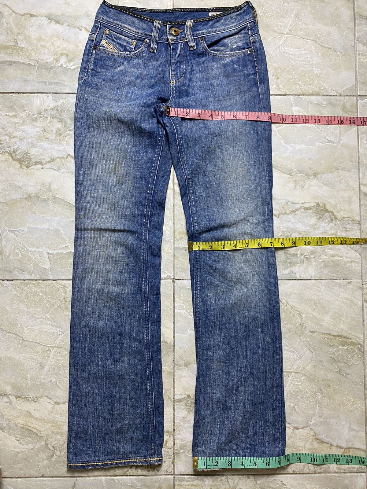 Diesel Diesel Bebel 0070Z blue bootcut regular jeans Size US 27 - 5 Thumbnail