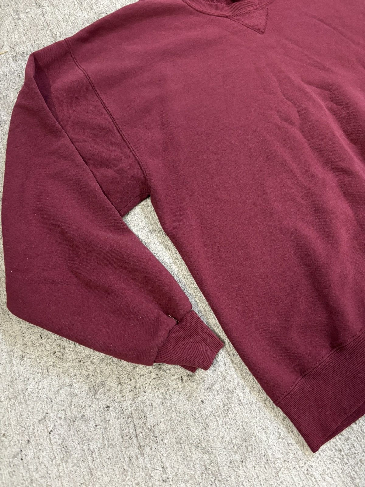 Russell Athletic × Vintage Burgundy BlankRussell athletic crewneck sweatshirt Size US L / EU 52-54 / 3 - 4 Thumbnail