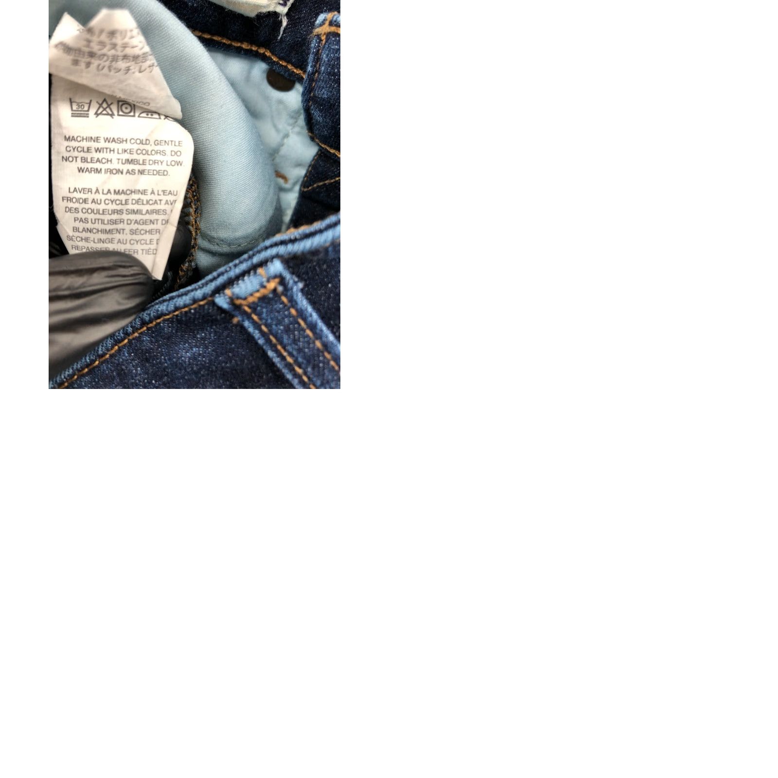 Madewell Madewell Jeans Womens Dark Wash Blue High Rise Skinny 24 Regular Blue Denim 5-Pocket Brand Madewell Size 42" / US 20 - 9 Thumbnail