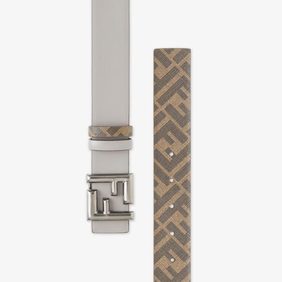 Fendi o1s1wg111224 Size: OS / FF Logo Squared Belt in Grey Size ONE SIZE - 3 Thumbnail