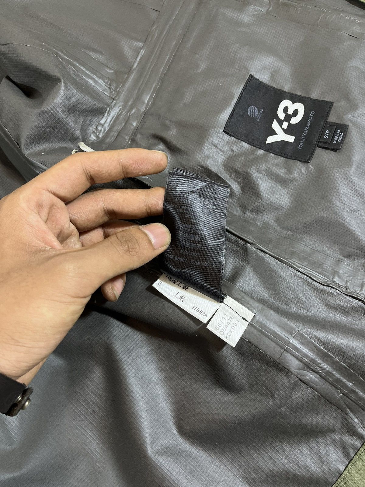 Y-3 Adidas Y-3 Gore-Tex Technical Tailored Blazer – Olive Green Size 40R - 11 Thumbnail