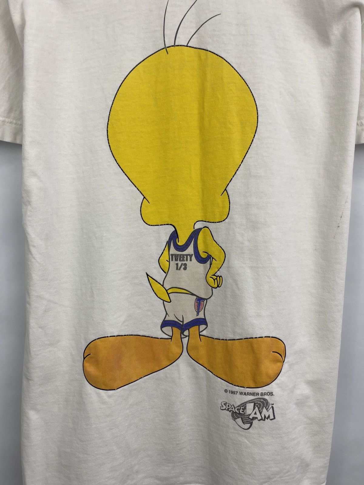 Cartoon Network 🇺🇸 Vintage 1997 Tweety Art Sylvester Movie World t-shirt Y2K Size US M / EU 48-50 / 2 - 8 Thumbnail