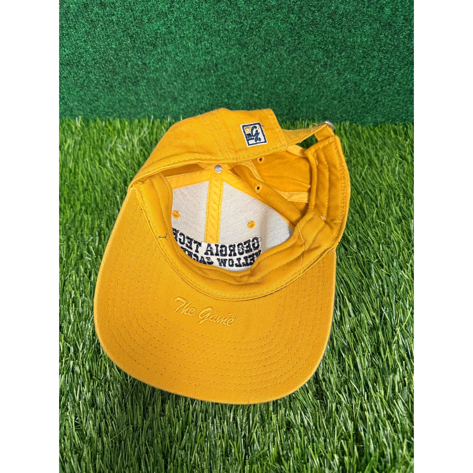 The Game Georgia Tech University Yellow & Blue Strapback Hat Size ONE SIZE - 4 Thumbnail