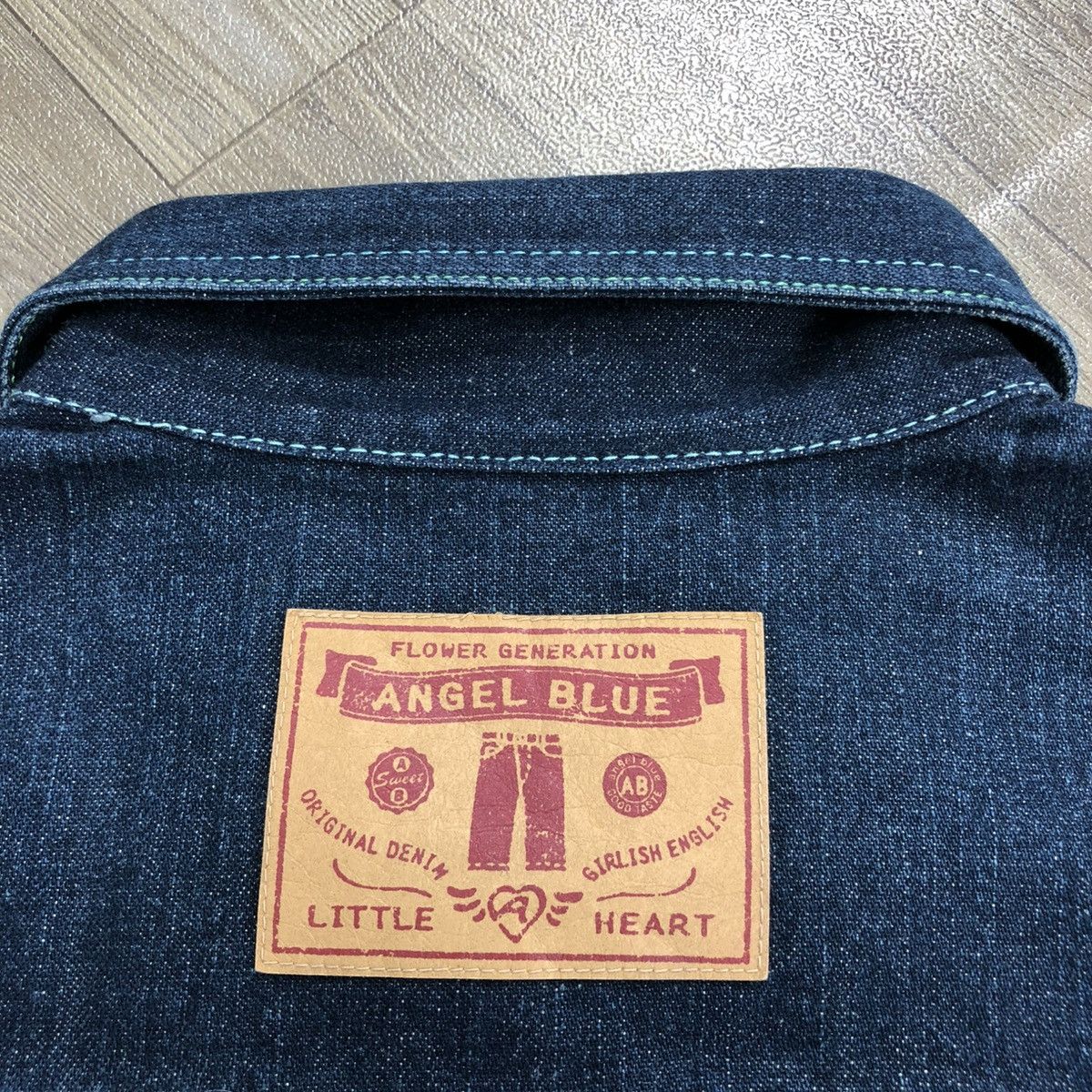 Angel Blue × Hysteric Glamour × Japanese Brand 2000s Angel Blue - Iconic Design Panda Knitted Denim Jacket Size US XXS / EU 40 - 10 Thumbnail