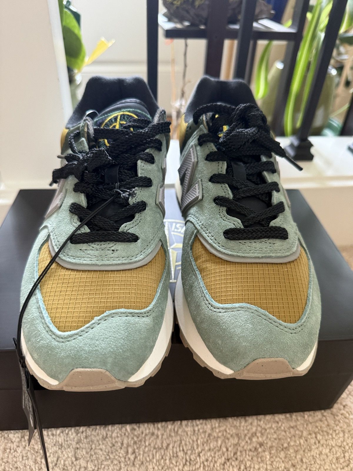 New Balance × Stone Island 2024 Stone Island 574 New Balance /light green legacy Size US 7 / EU 40 - 1 Thumbnail