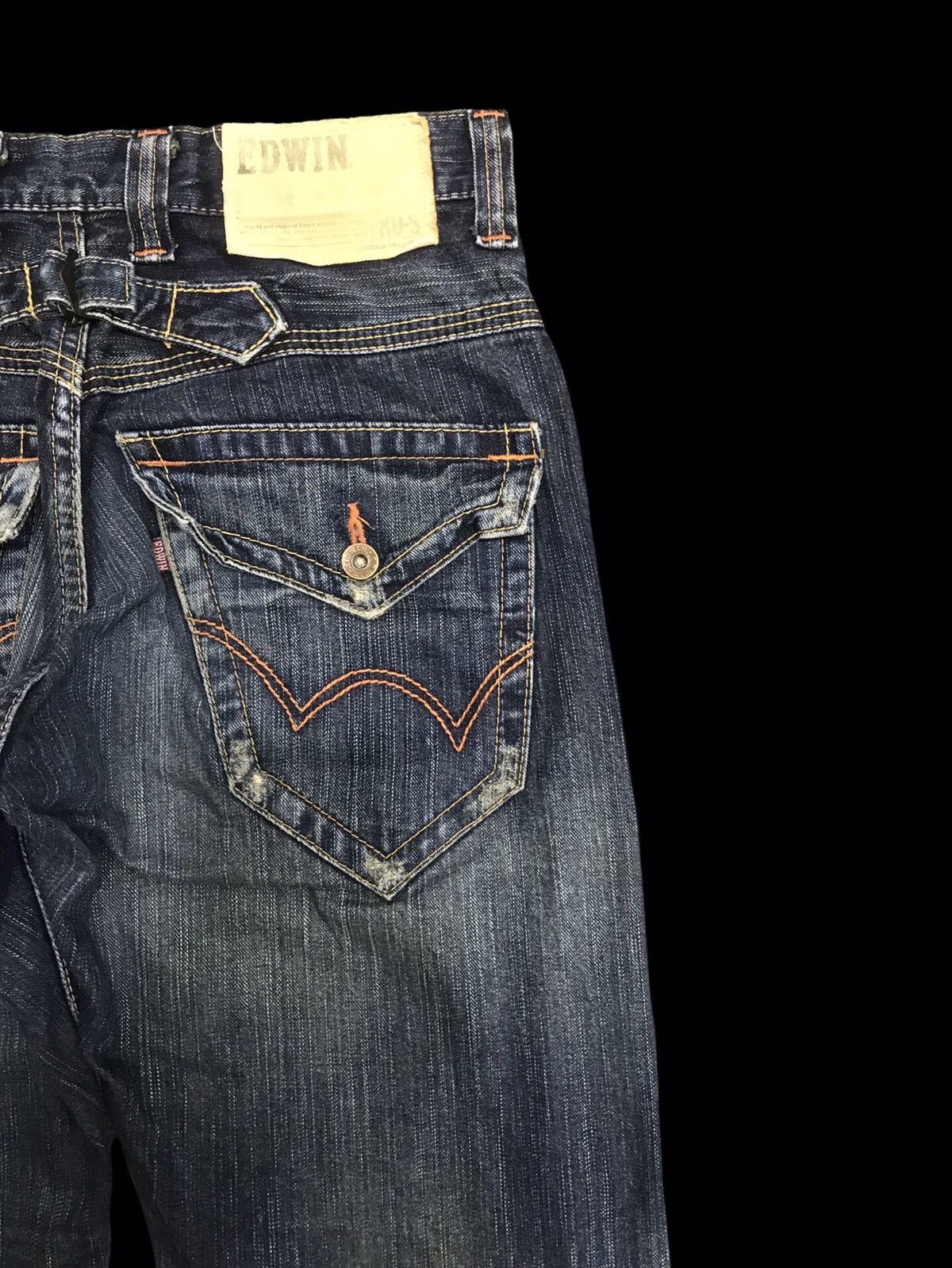 Edwin 💥FLARE💥ARCHIVAL EDWIN 401XVS STONE WASH DENIM F326 Size US 31 - 12 Thumbnail