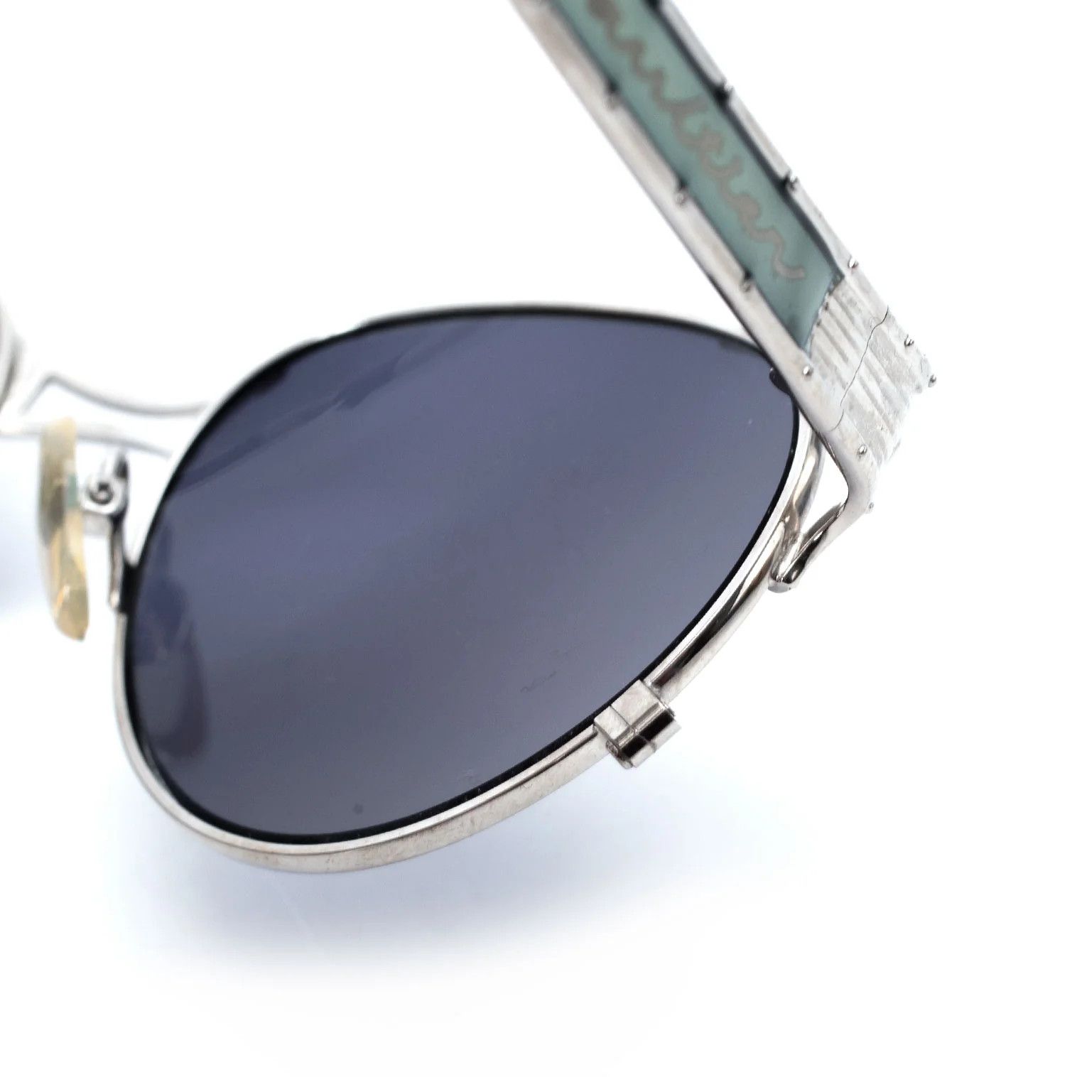 Jean Paul Gaultier Side Window Frame Sunglasses in Silver 50-18-140 Size ONE SIZE - 4 Thumbnail