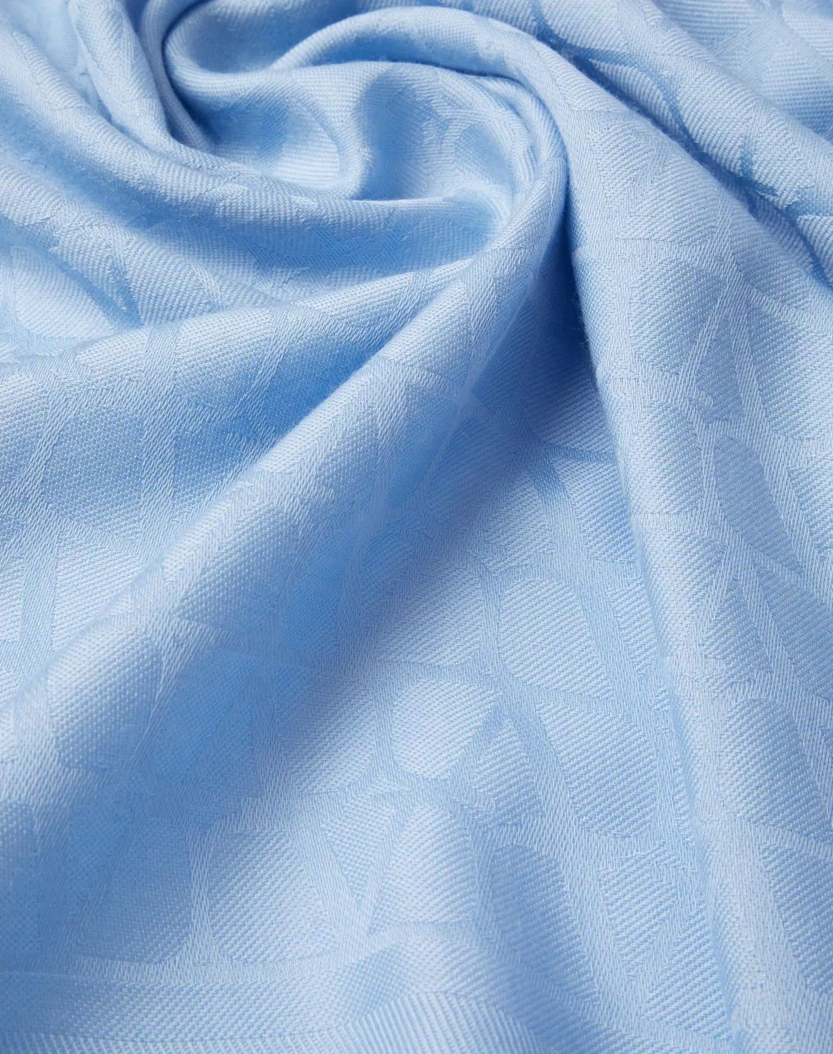 Valentino oc11z0725 Size:OS/Iconographe Wool And Silk Shawl in Blue Size ONE SIZE - 2 Thumbnail
