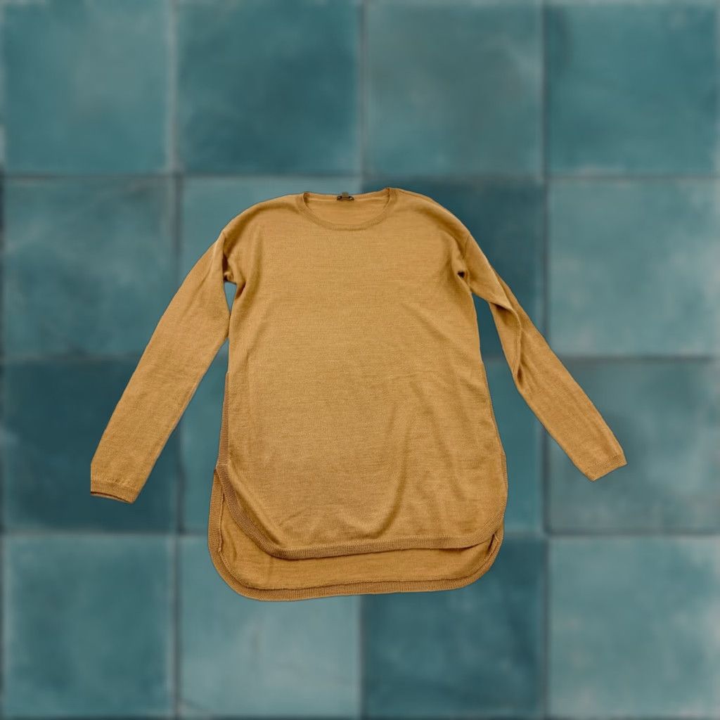 Cremieux Cremieux Gold Knit Sweater Womens Small Long Sleeve Crew Neck Pullover Casual Size S / US 4 / IT 40 - 1 Thumbnail