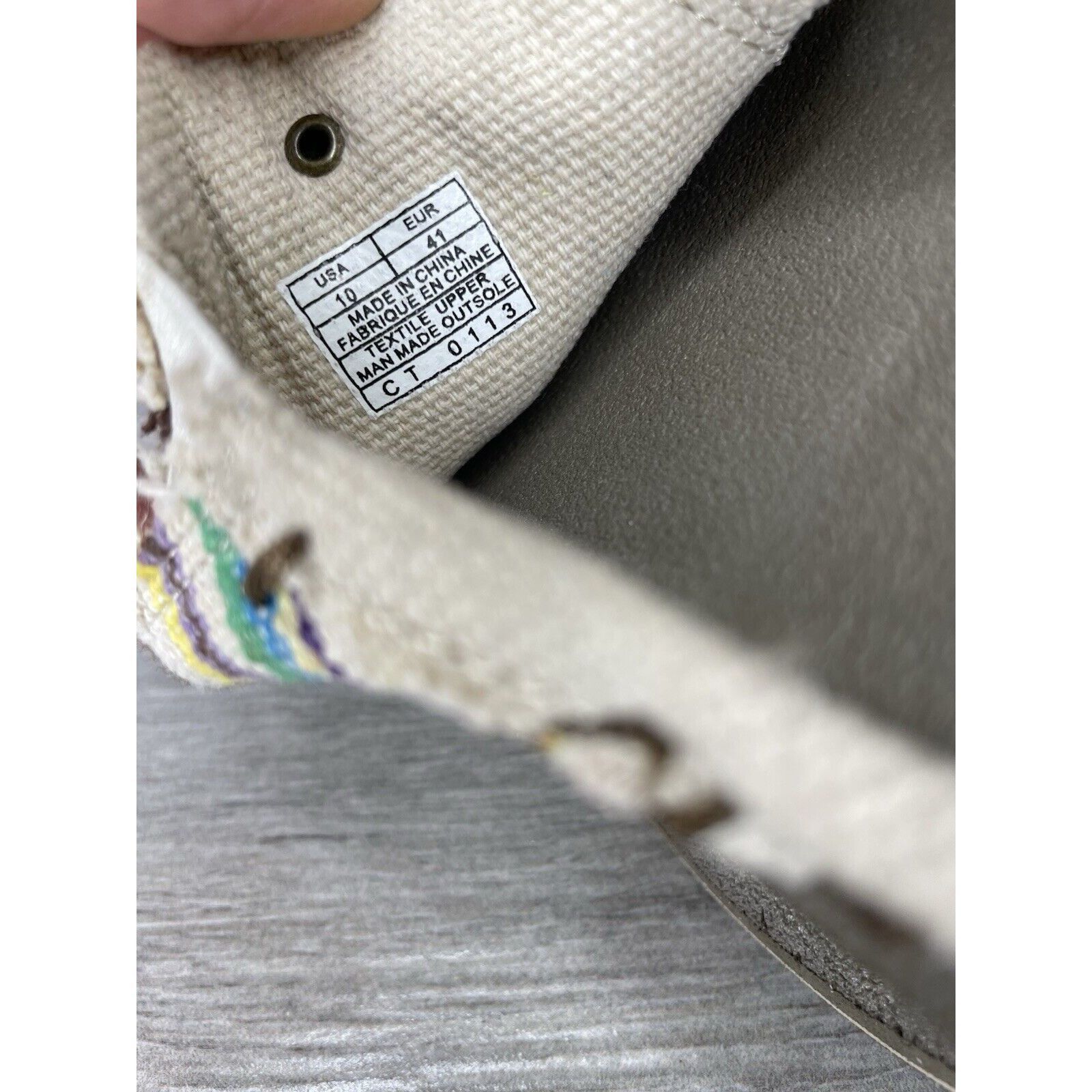 Sanuk Sanuk You Got My Back Canvas Slip On Multicolor Mules Womens Size US 10 / IT 40 - 8 Thumbnail