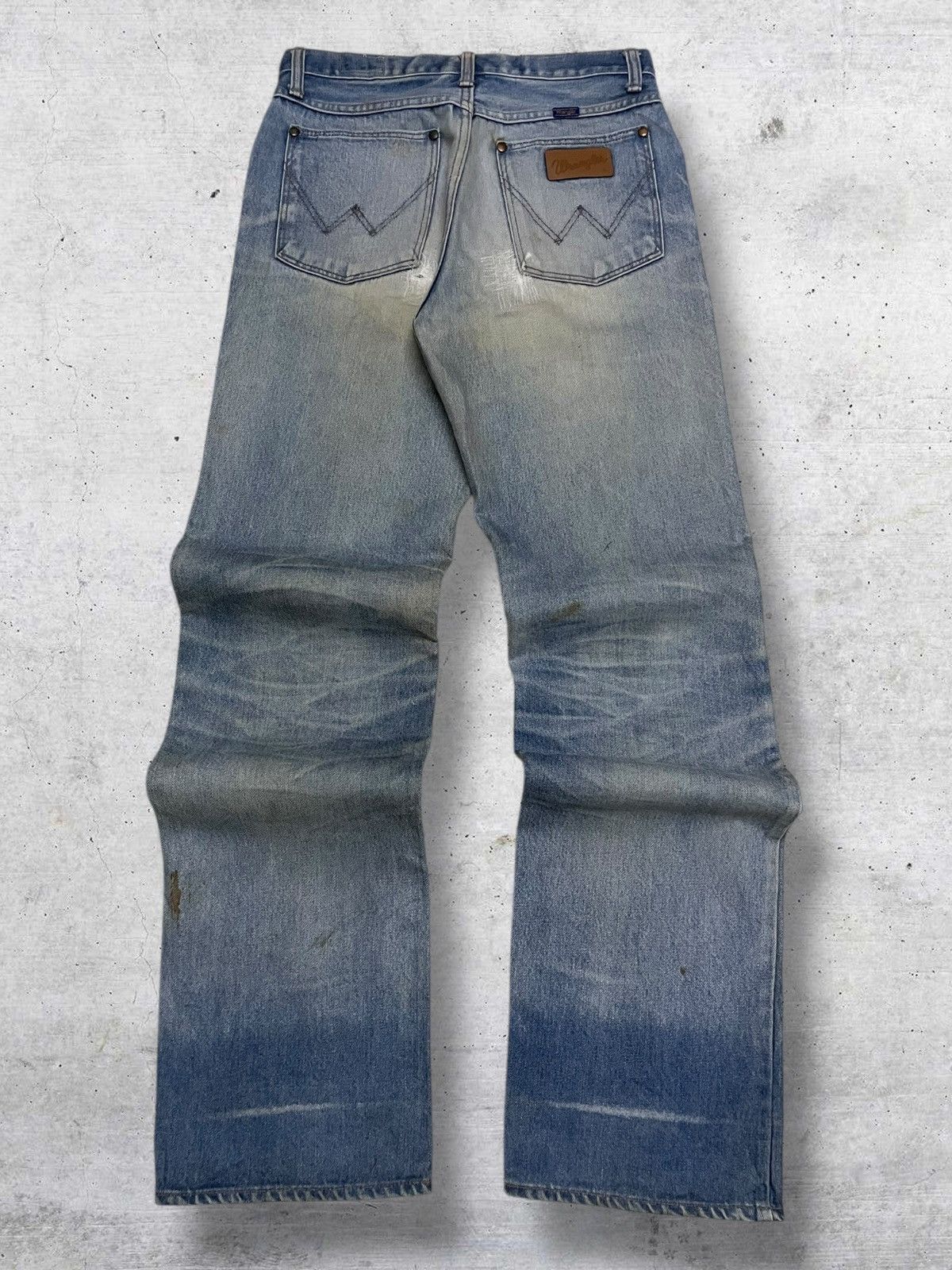 Wrangler VINTAGE WRANGLER DESIGNER OG MUDWASH DISTRESSED RUGGED DENIM Size US 29 - 11 Thumbnail