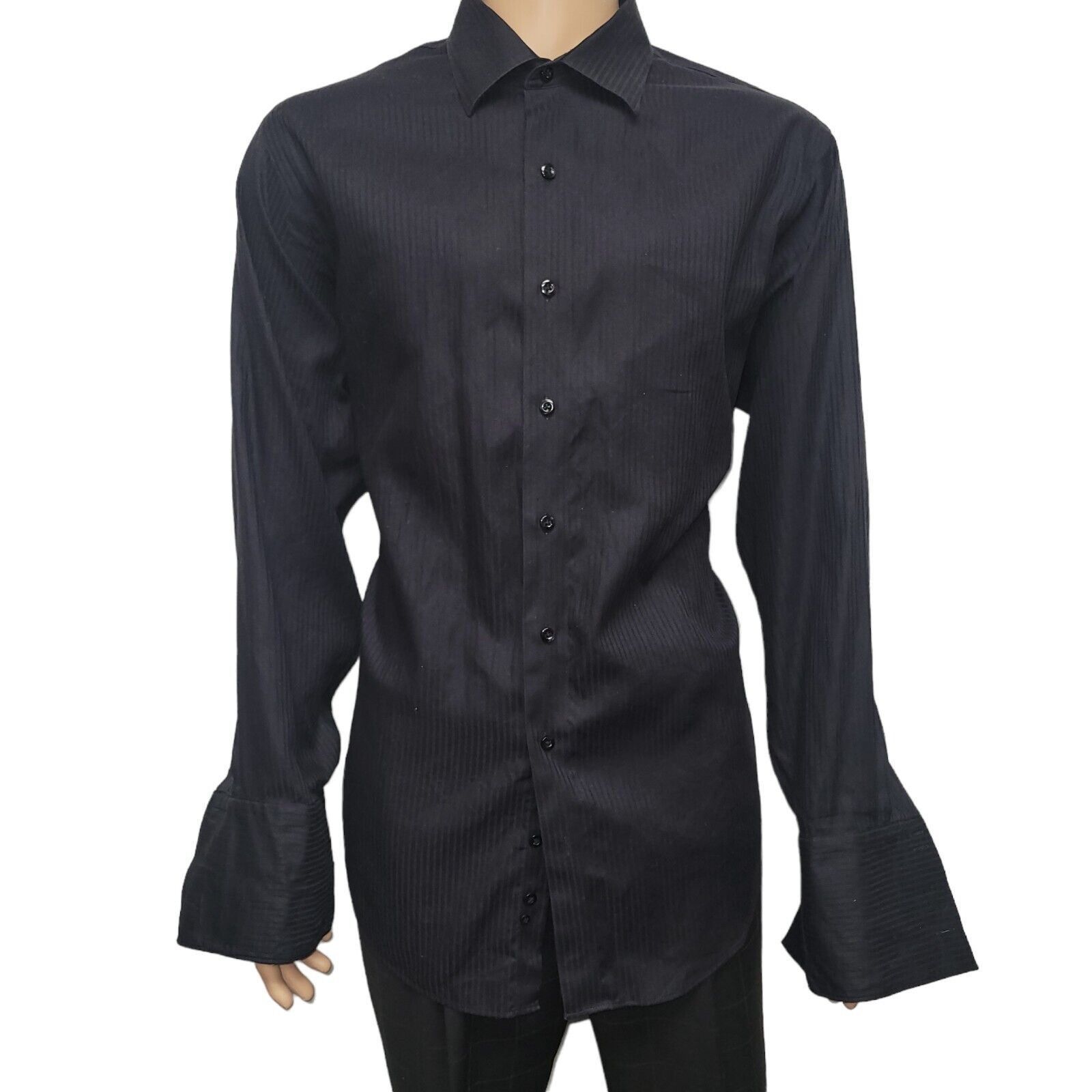 Kenneth Cole Kenneth Cole 100% Cotton French Cuff Shirt. Size 17/34-35. Size US S / EU 44-46 / 1 - 3 Thumbnail