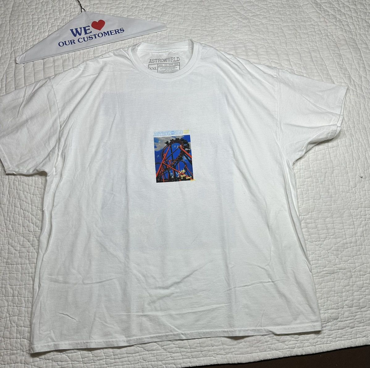 Travis Scott Travis Scott Roller Coaster Tee Astroworld Tour/2XL Size US XXL / EU 58 / 5 - 1 Thumbnail