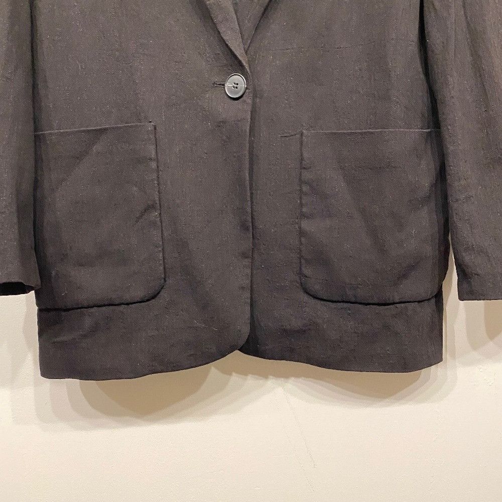 Zara Zara Oversized Black One Button Menswear Style Blazer Xs Size XS / US 0-2 / IT 36-38 - 3 Thumbnail