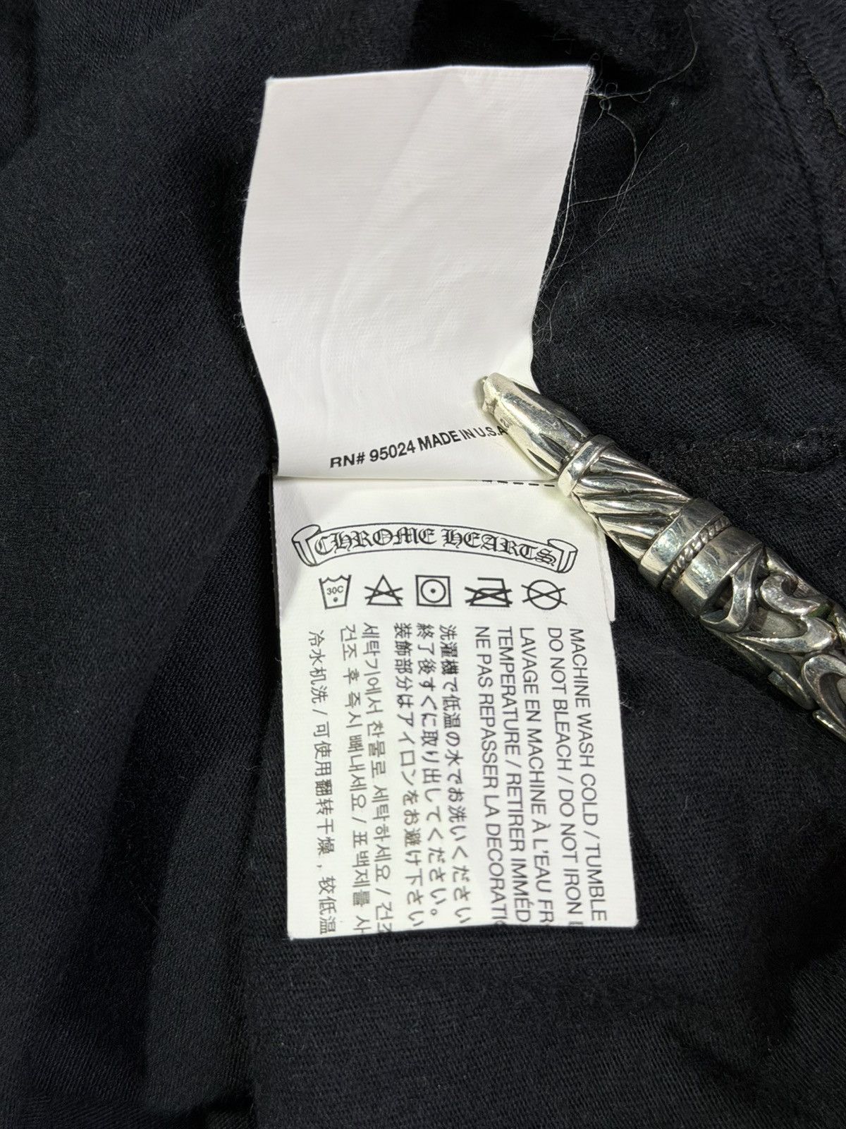 Chrome Hearts Minimalist Yellow Dagger Sleeve Script Size US XXL / EU 58 / 5 - 9 Thumbnail
