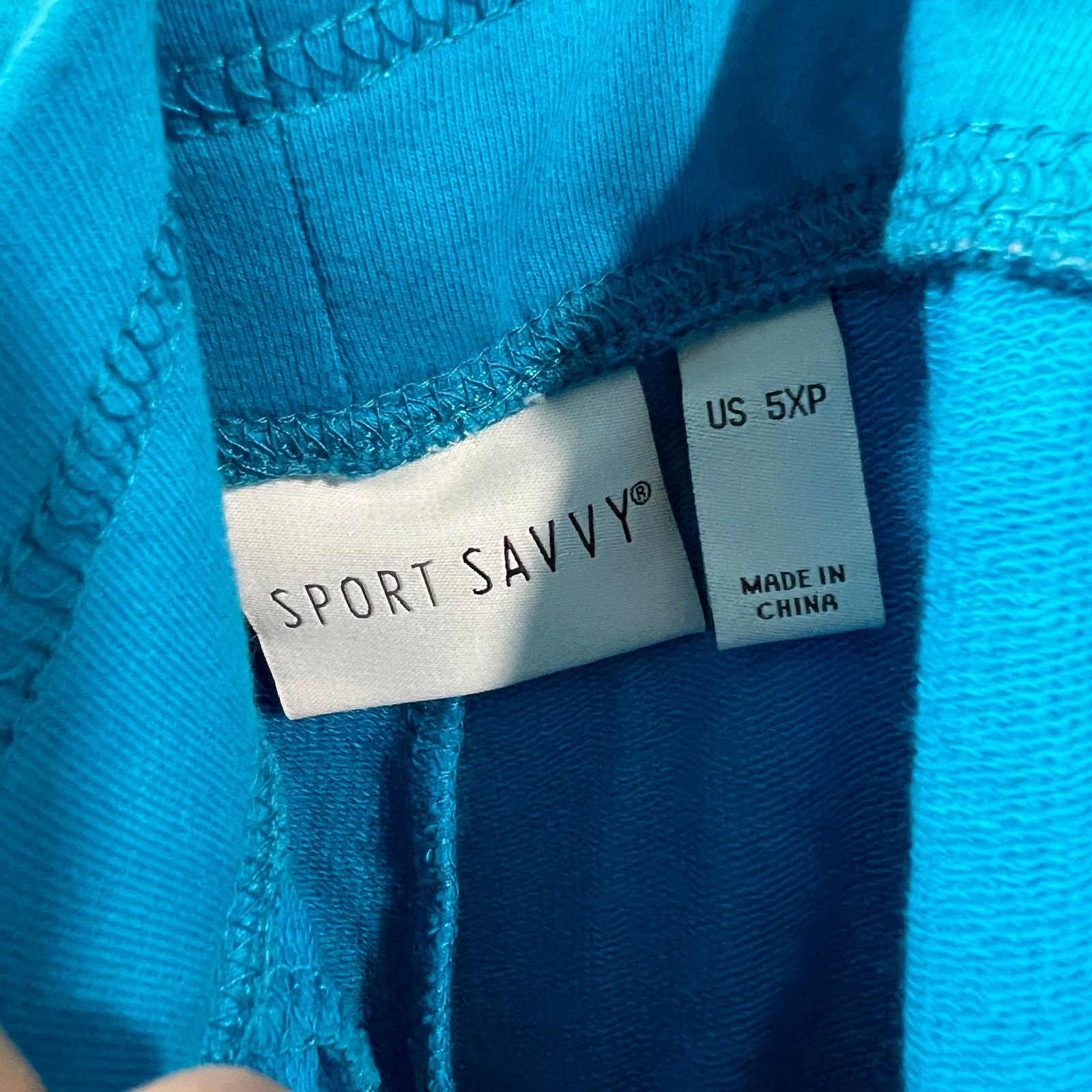 Other Sport Savvy Petite French Terry Straight Leg Ankle Size 40" / US 18 - 3 Thumbnail