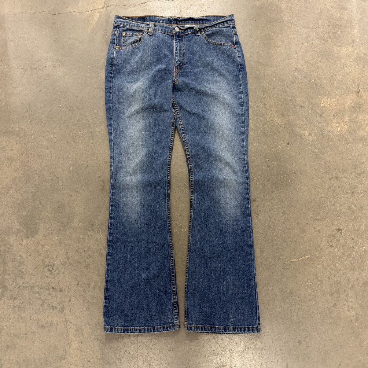 Levi's Vintage Clothing Levi’s Relaxed Bootcut Stretch Blue Denim Y2K Size 34" / US 12 / IT 48 - 1 Thumbnail