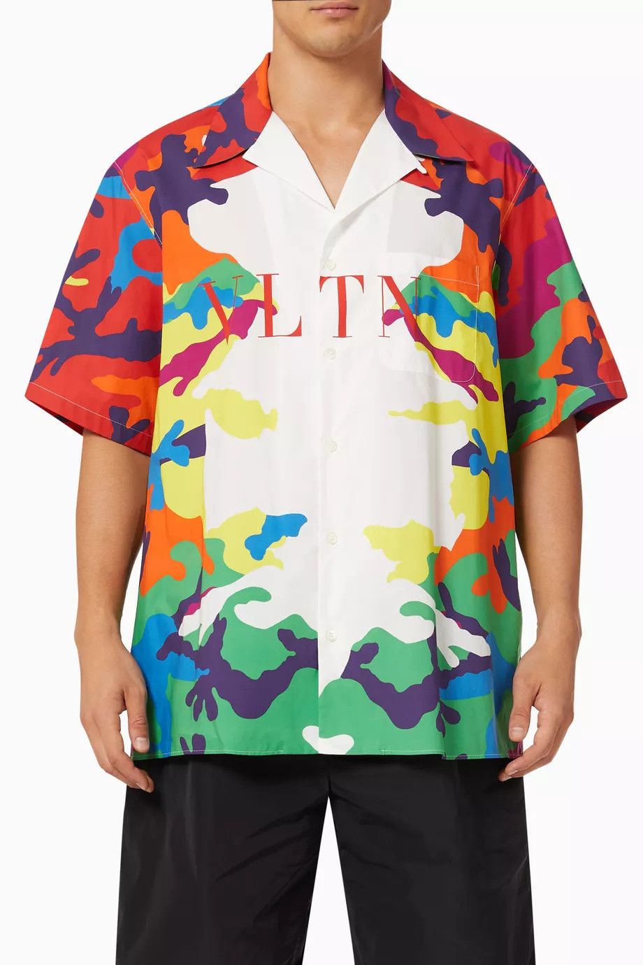 Valentino o1y0525 Patterned Shirt in Multicolor Size US M / EU 48-50 / 2 - 1 Thumbnail