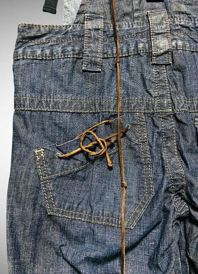 Marithe + Francois Girbaud 🔥MFG BLUE DENIM JUMPSUITS OVERALL PANT W32 Size US 32 / EU 48 - 6 Thumbnail