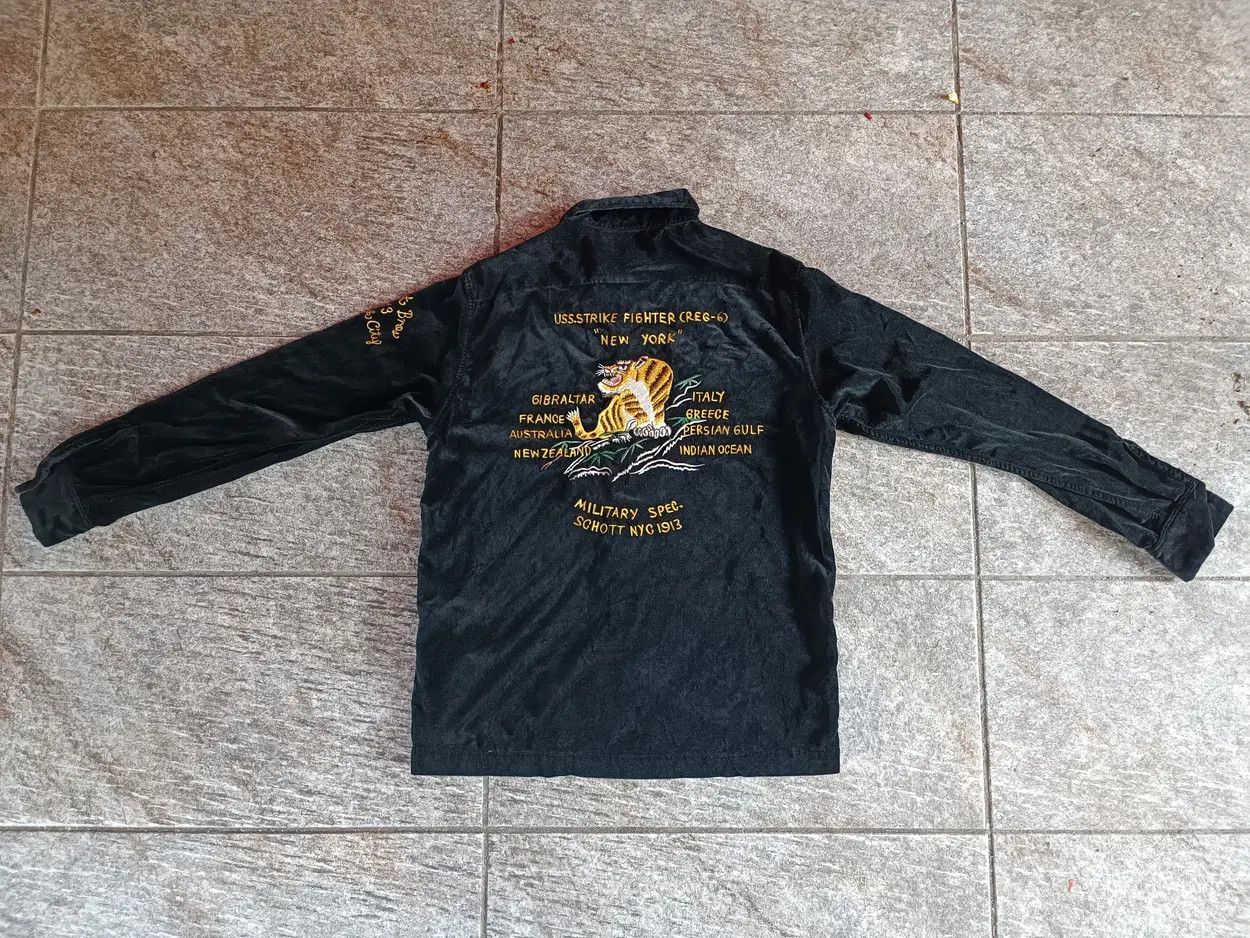 Schott Vintage Button Up Schott Military Sukajan Souvenir Size US S / EU 44-46 / 1 - 2 Thumbnail